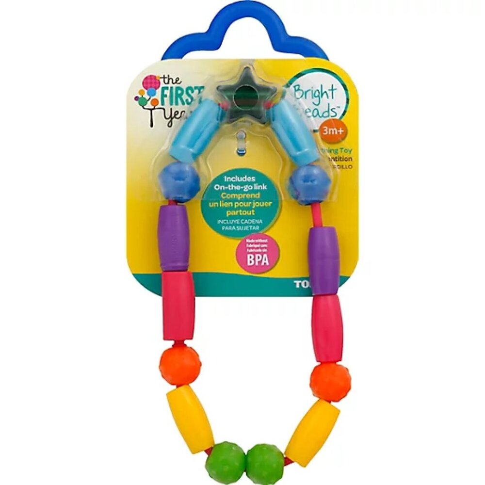 First Years Bright Beads Toddler Teether For 3M+  New Sealed ( ADD-ON ONLY )